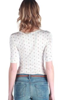 Torn By Ronny Kobo Grace Henley Tee - Lyst
