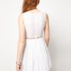 Asos Collection Asos Petite Exclusive Mini Dress with Crochet Waist in White - Lyst