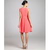 Celine Pink Chiffon Sleeveless Surplice Vneck Dress in Pink - Lyst