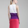 Dsquared2 Colorblock Wrap Dress in Multicolor (white pink lavend) - Lyst