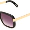 Elizabeth And James Mulholland Navigator Sunglasses in Yellow for Men (black frame/black lens) - Lyst