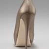 Giuseppe Zanotti Metallic Peeptoe Platform Pump in Gold (pewter) - Lyst