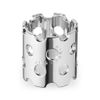 Hermes Perforé Scarf Ring  in Silver - Lyst