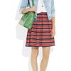 J.crew Edie Attaché Leather Tote in Green - Lyst