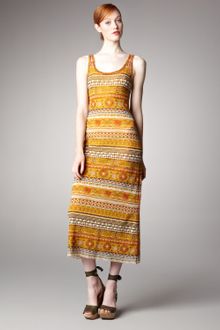 Jean Paul Gaultier Printed Maxi Dress - Lyst
