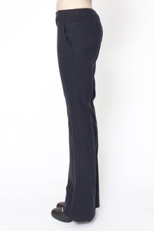 L'Agence Wide Leg Trouser in Navy - Lyst