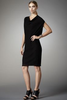 Lanvin Draped Back Dress - Lyst