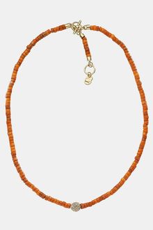 Michael by Michael Kors Michael Kors Sleek Exotics Pavé Bead Necklace - Lyst
