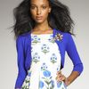 Oscar De La Renta Cashmeresilk Shrug, Cobalt in Blue (cobalt) - Lyst