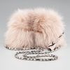 Prada Fox Fur Clutch in Pink (soft pink) - Lyst