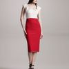 Roland Mouret Herbert Twotone Crepe Dress in Beige (cream) - Lyst