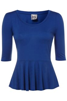 Therapy Jersey Peplum Top - Lyst