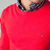 Tommy Hilfiger Pacific Crew Neck Jumper in Red for Men - Lyst