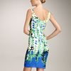 Versace Scoop Neck Dress in Green - Lyst
