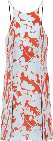 3.1 Phillip Lim Floralprint Silk Crepe Dress - Lyst
