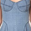 Asos Collection Asos Cutwork Strappy Denim Dress in Blue (lightblue) - Lyst