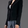 Dolce & Gabbana Cropped Blazer in Black - Lyst