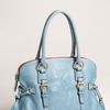 Dooney & Bourke Domed Buckle Satchel in Blue (dusty blue) - Lyst