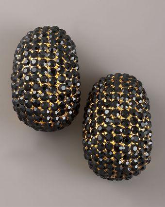 Jose & Maria Barrera Pave Crystal Earrings - Lyst