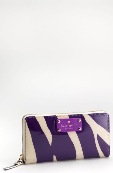 kate spade zebra wallet