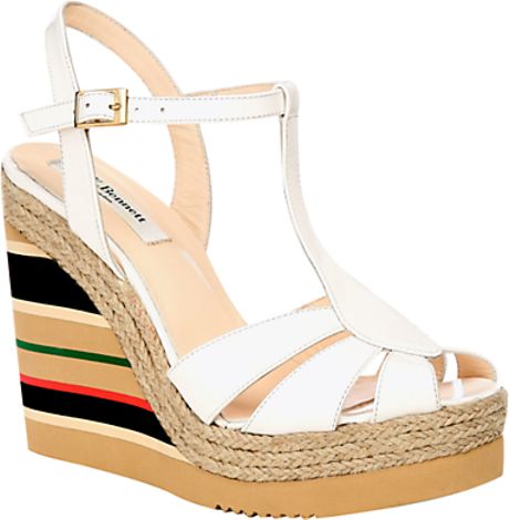 lk bennett patent wedges