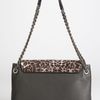 Marc Jacobs Safari Xl Single Leather Calf Hair Shoulder Bag in Gray (dark grey and anamalier) - Lyst
