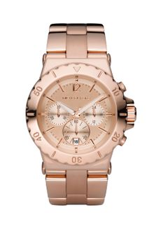 Michael Kors Rose Golden Chronograph Watch - Lyst