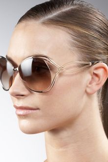 Roberto Cavalli Glam Metal Sunglasses - Lyst