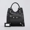 Balenciaga Giant Nickel Folder Shoulder Bag in Black - Lyst