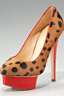 Charlotte Olympia Leopard-Print Platform Pump - Lyst