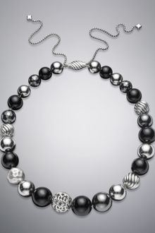 David Yurman Dy Elements Necklace, Black Onyx, 16 - Lyst