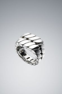 David Yurman Curb Chain Signet Ring - Lyst