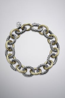 David Yurman Large Oval Link Chain Bracelet - Lyst