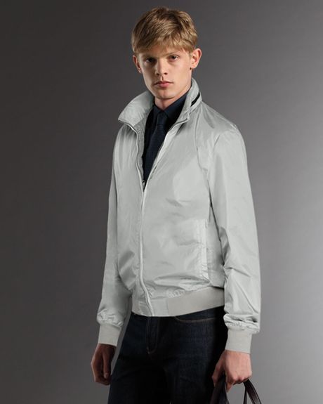 Gucci Iconic Kway Windbreaker in Beige for Men - Lyst