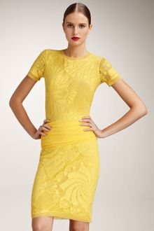 Jean Paul Gaultier Fitted Lace Skirt - Lyst