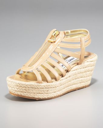  Palmino Front-Zip Cage Espadrille 