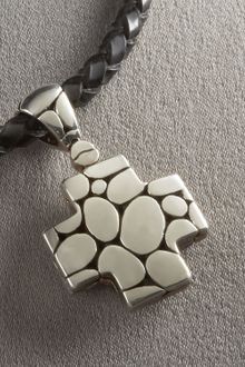 John Hardy Kali Cross Pendant Necklace - Lyst