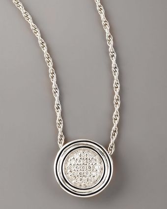  Pave Diamond Pendant Necklace 