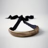 Lanvin Ribbon Choker Necklace in Gold (matte gold) - Lyst