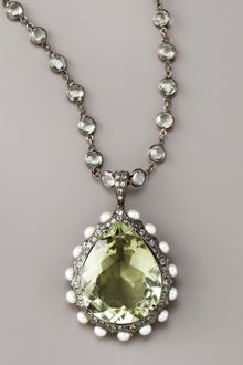M.c.l By Matthew Campbell Laurenza Teardrop Amethyst Pendant Necklace - Lyst