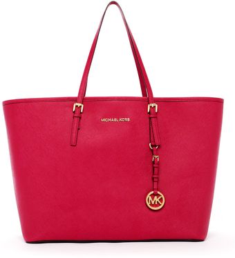  Jet Set Medium Travel Tote Lacquered Pink 