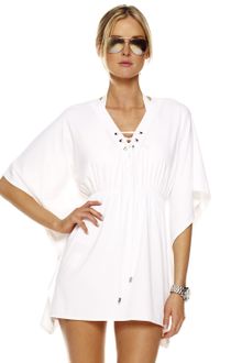 Michael by Michael Kors Isimorada Lace-up Coverup - Lyst