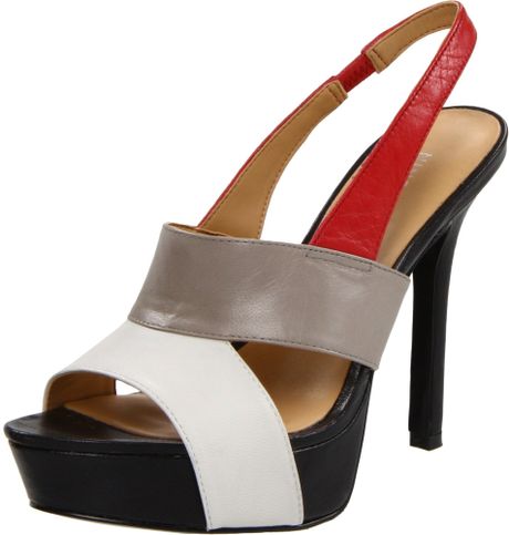 Nine West Fairgame Sandals in Multicolor (grey multi) - Lyst