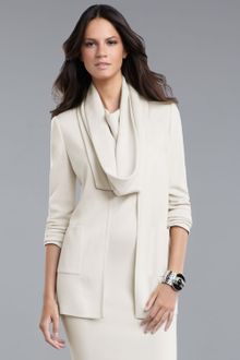 St. John Collection Milano Long Jacket - Lyst