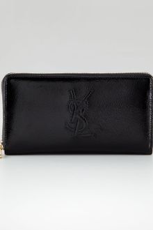 Yves Saint Laurent Bdj Zip Continental Wallet - Lyst
