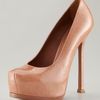 Yves Saint Laurent Tribtoo Hidden Platform Pump in Pink - Lyst