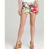 Alice + Olivia Shorts Cady Floral Print Cuffed in Floral (floral print) - Lyst