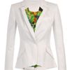 Altuzarra Acacia Printed Cotton Twill Blazer in White - Lyst