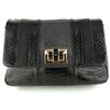 Anya Hindmarch Stripy Mini Gracie Clutch in Black (snake) - Lyst