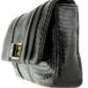 Anya Hindmarch Stripy Mini Gracie Clutch in Black (snake) - Lyst